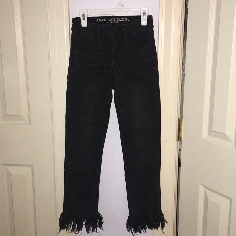 American Eagle Hi-Rose Jegging Crop (US 00 Short)